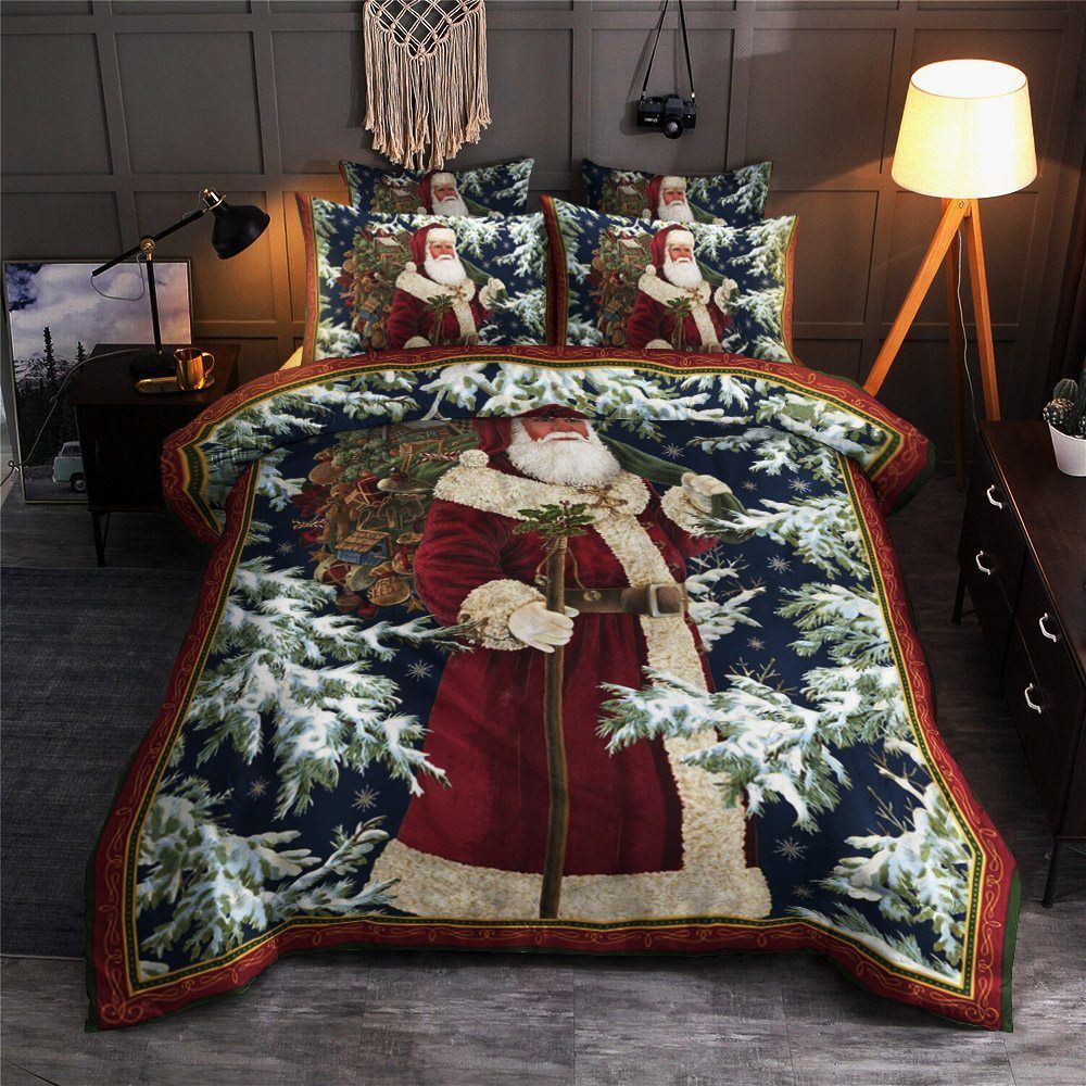 Santa Claus Merry Christmas Bedding Set