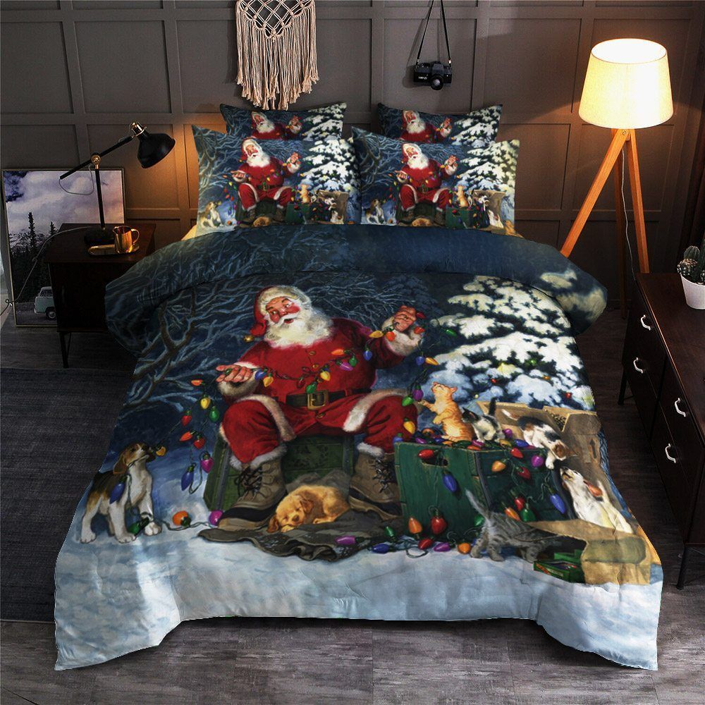 Santa Claus Merry Christmas Bedding Set