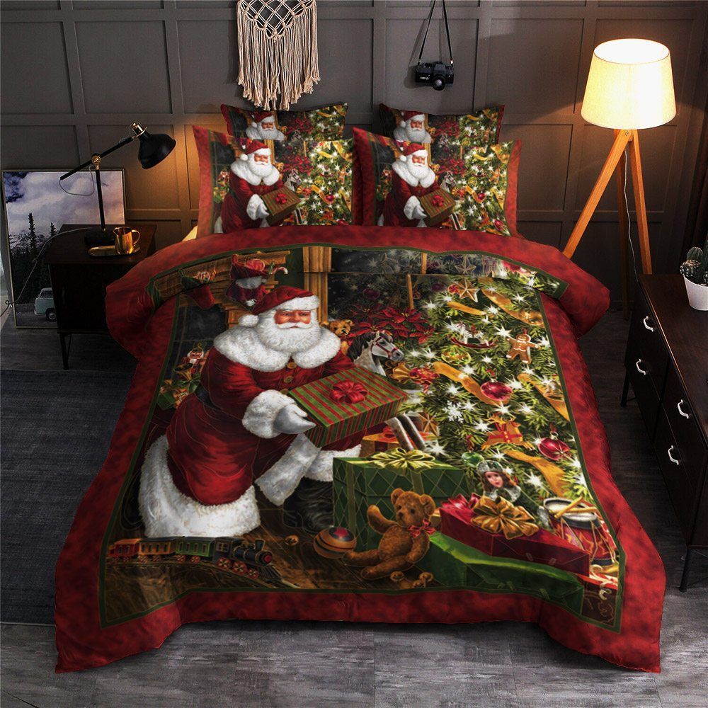Santa Claus Merry Christmas Bedding Set