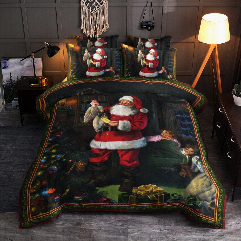 Santa Claus Merry Christmas Bedding Set
