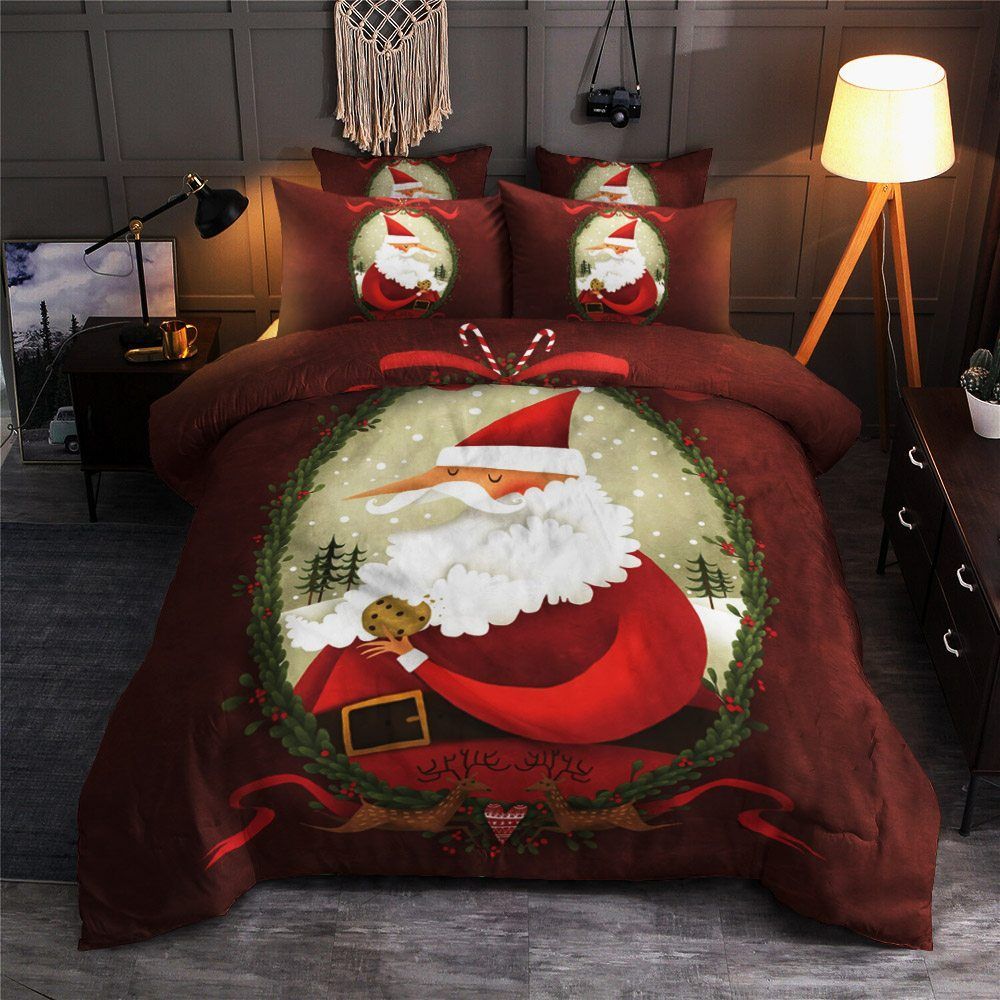 Santa Claus Merry Christmas Bedding Set