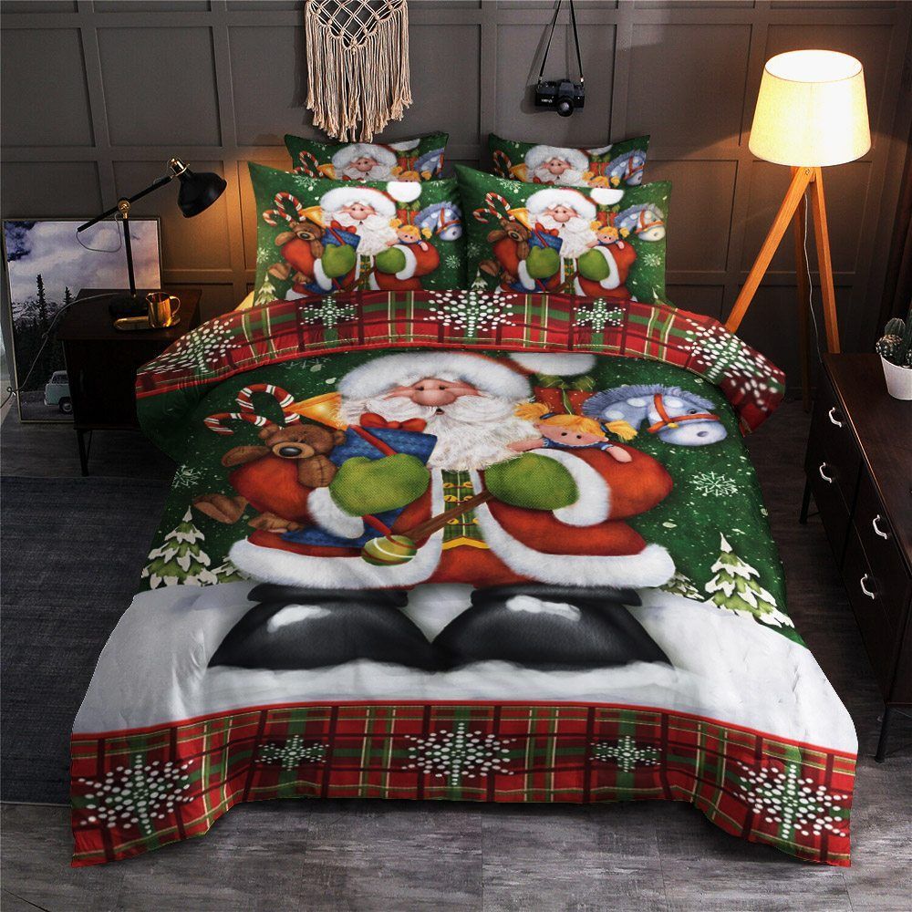 Santa Claus Merry Christmas Bedding Set