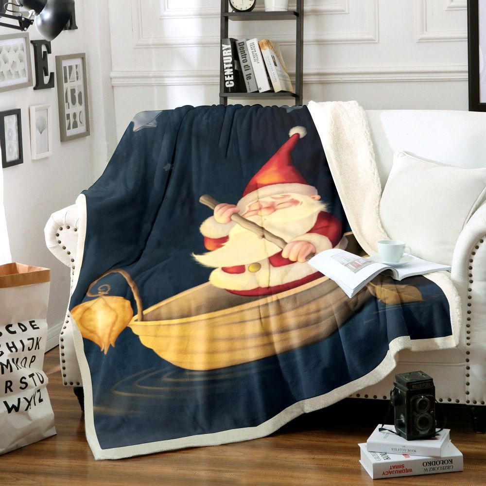 Santa Claus Sherpa Fleece Blanket