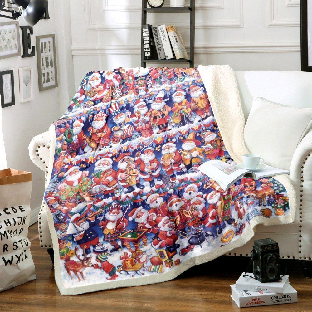 Santa Claus Sherpa Fleece