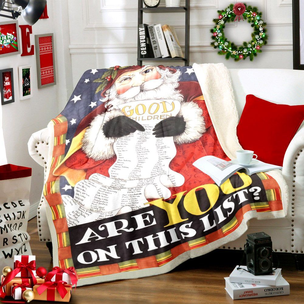 Santa Claus Sherpa Fleece Blanket