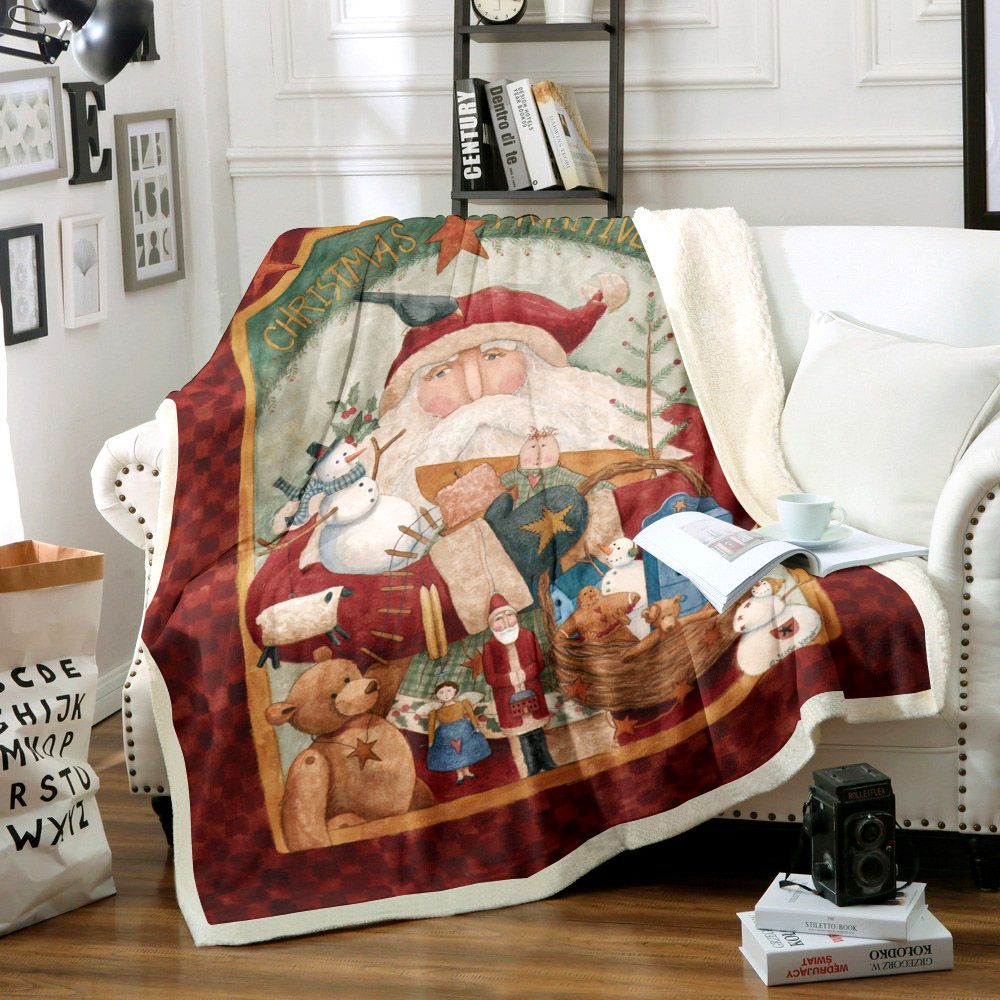 Santa Claus Sherpa Fleece