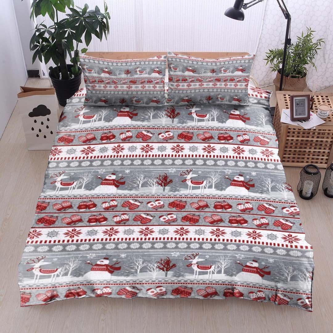 Santa Claus Reindeer Christmas Bedding Set