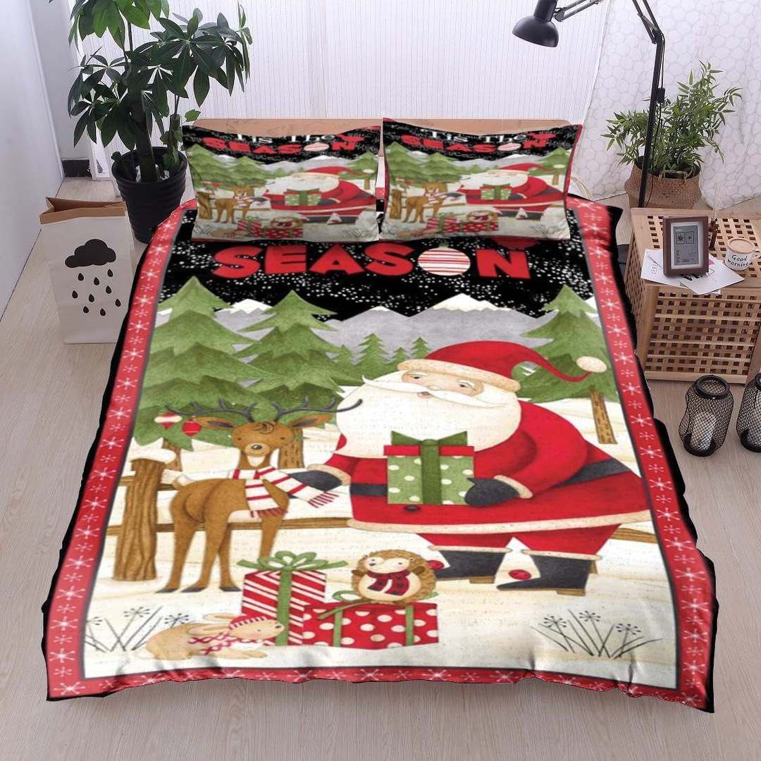 Santa Claus Reindeer Bedding Set