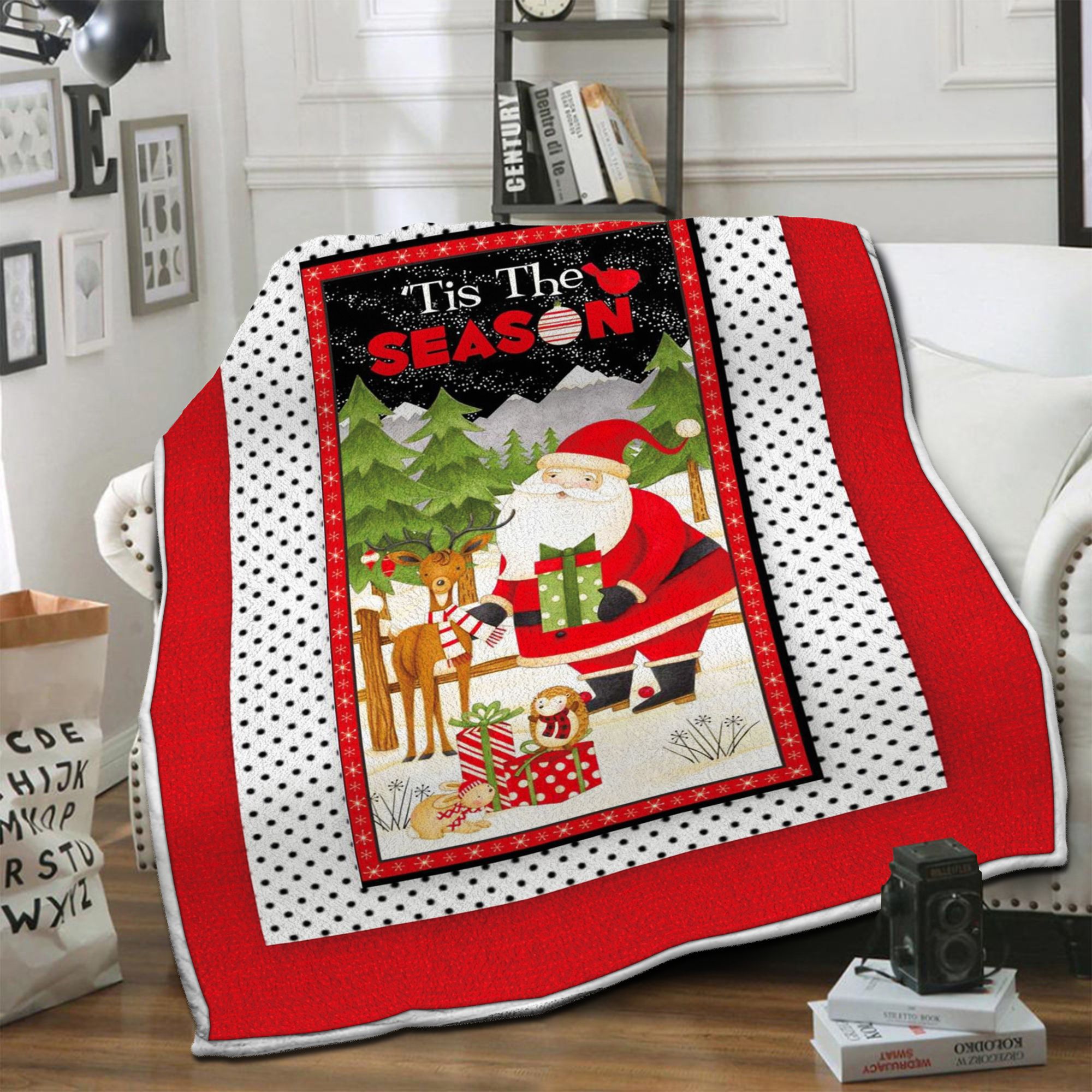 Santa Claus Fleece Blanket