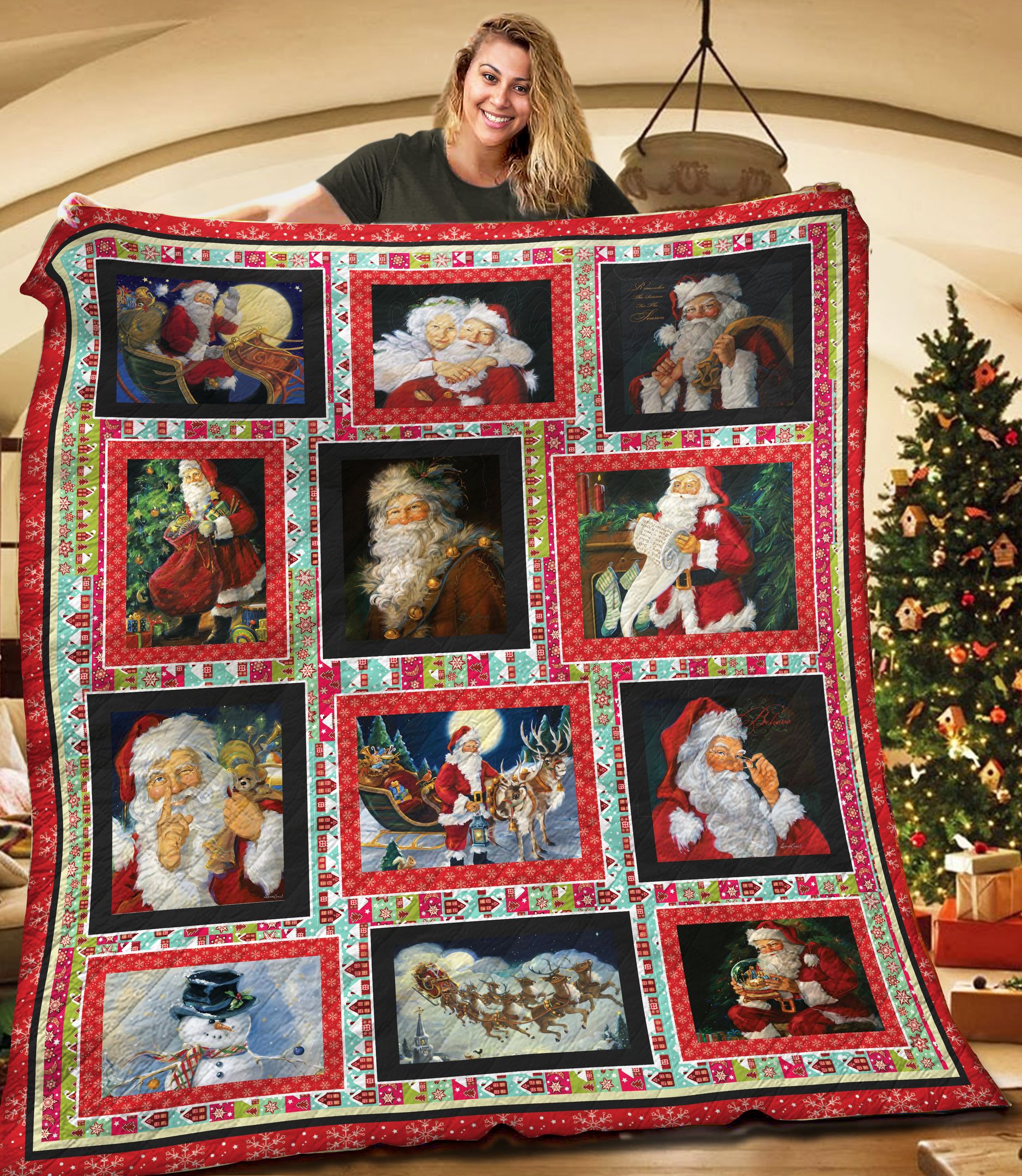 Santa Claus TNT181118NH Quilt Blanket
