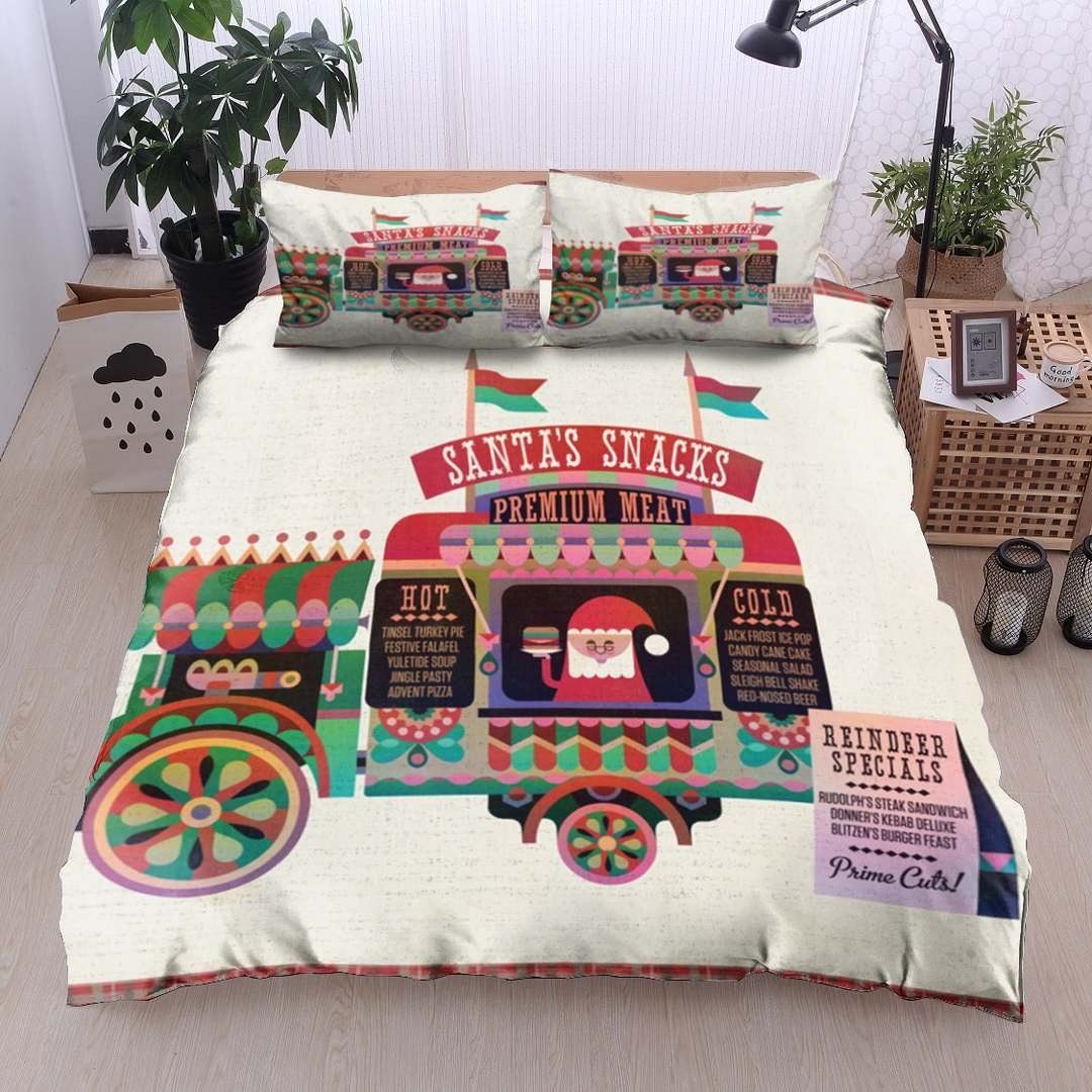 Santa Claus Train Bedding Set