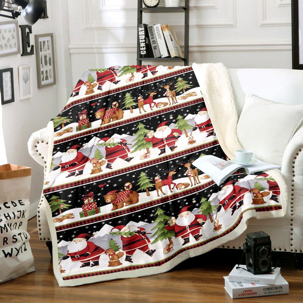 Santa Claus Sherpa Fleece