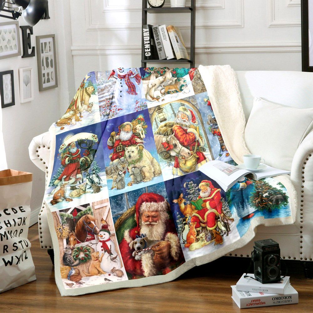 Santa Claus Sherpa Fleece