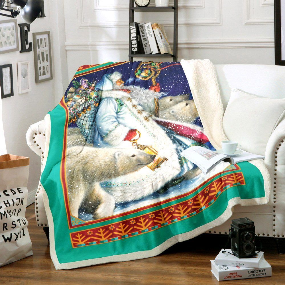 Santa Claus Sherpa Fleece