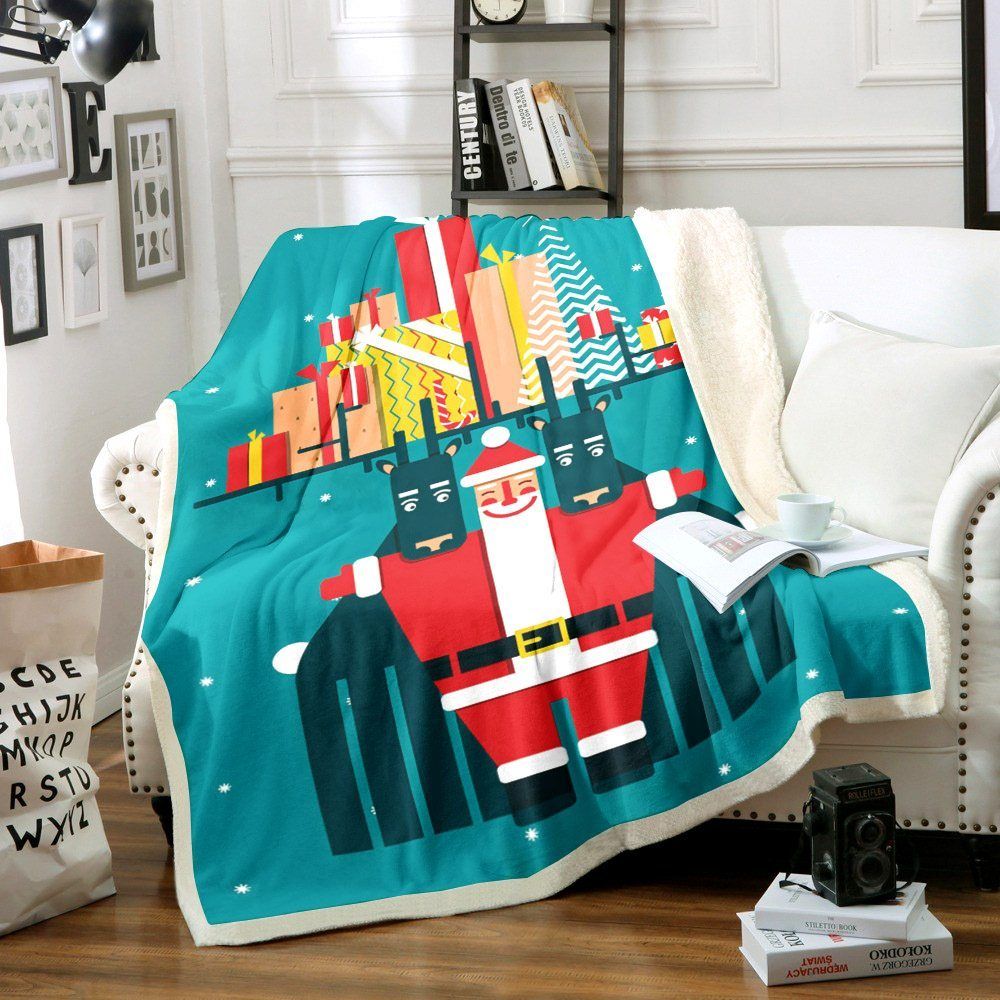 Santa Claus Sherpa Fleece