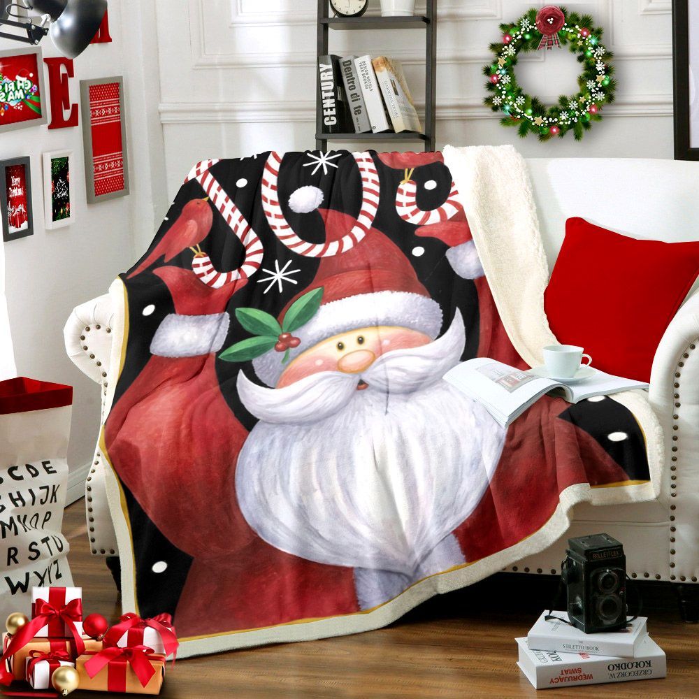 Santa Claus Sherpa Fleece Blanket