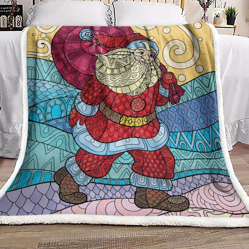Santa Claus Sherpa Fleece Blanket