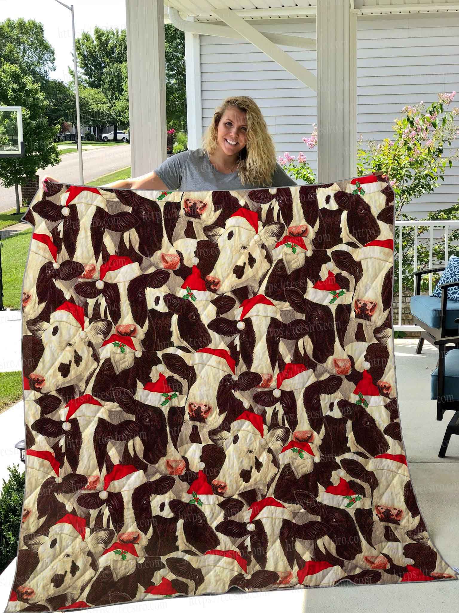 Santa Cow Quilt Blanket DHC1501768VT