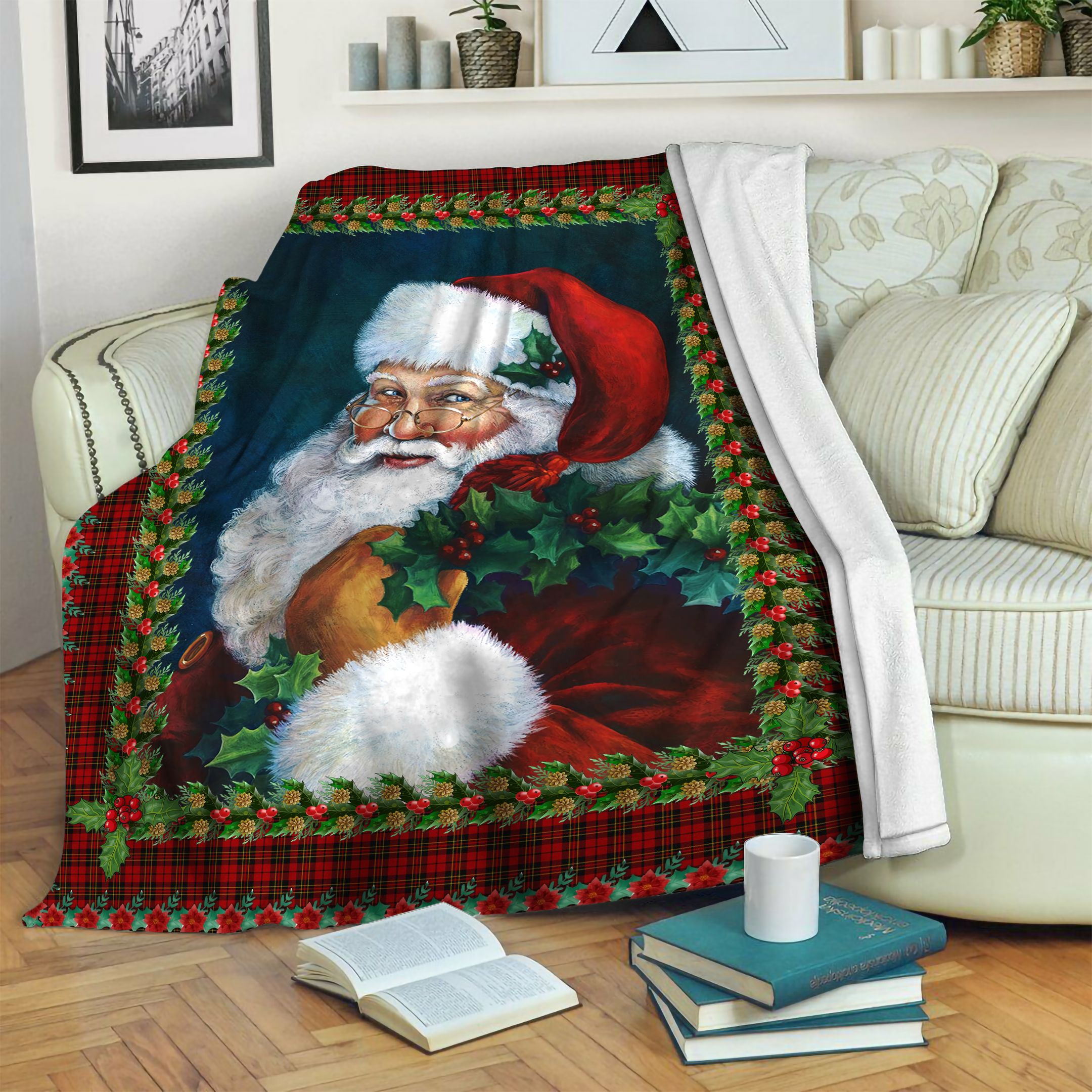 Santa Fleece Blanket