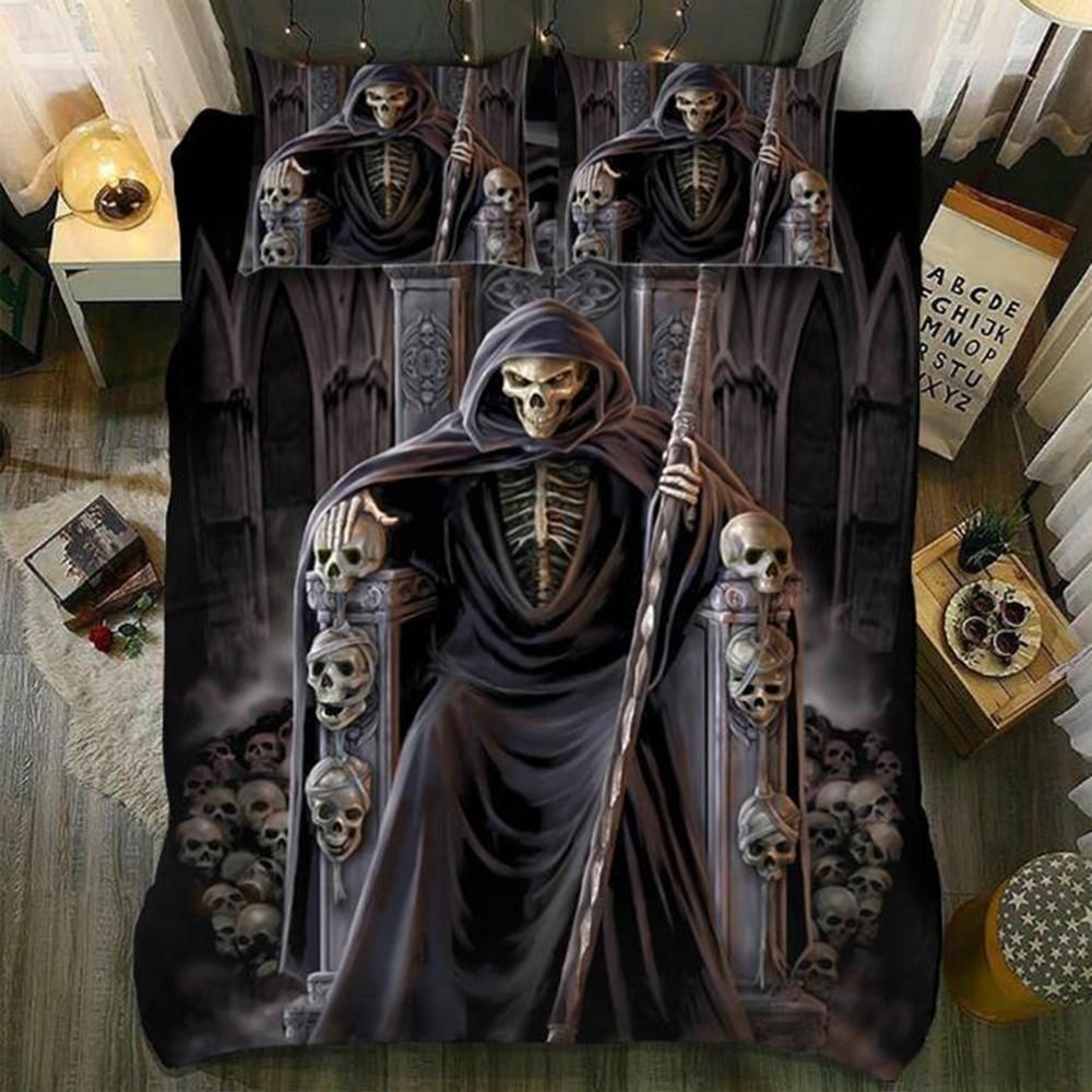 Santa Muerte Spanish For Our Lady Of Holy Death Bedding Set