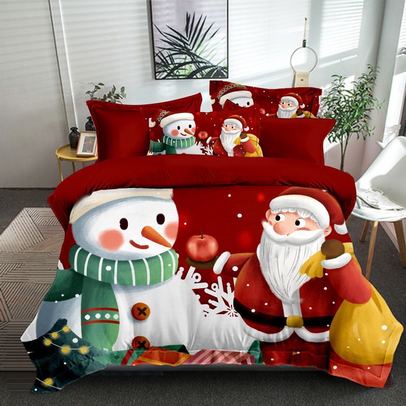 Santa Snowman Bedding Set