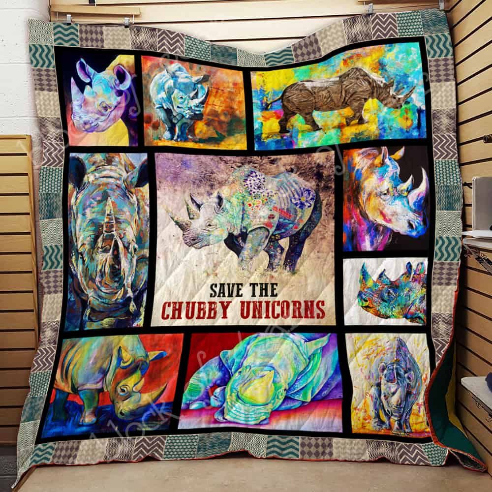 Save The Chubby Unicorns Quilt Th616 Dhc11123190Dd