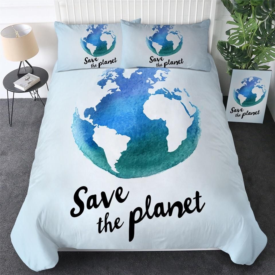 Save The Planet Bedding Set
