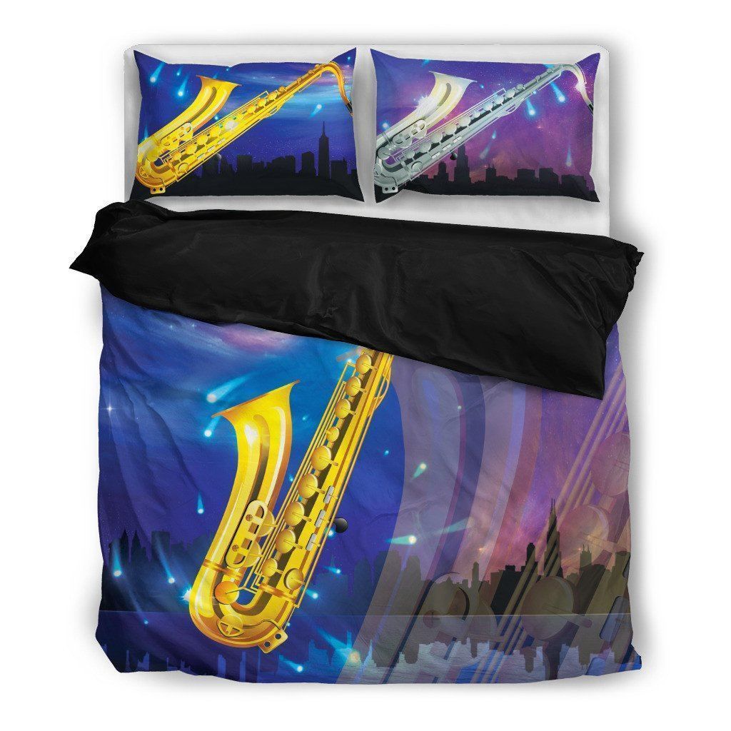 Saxophone Music Bedding Set