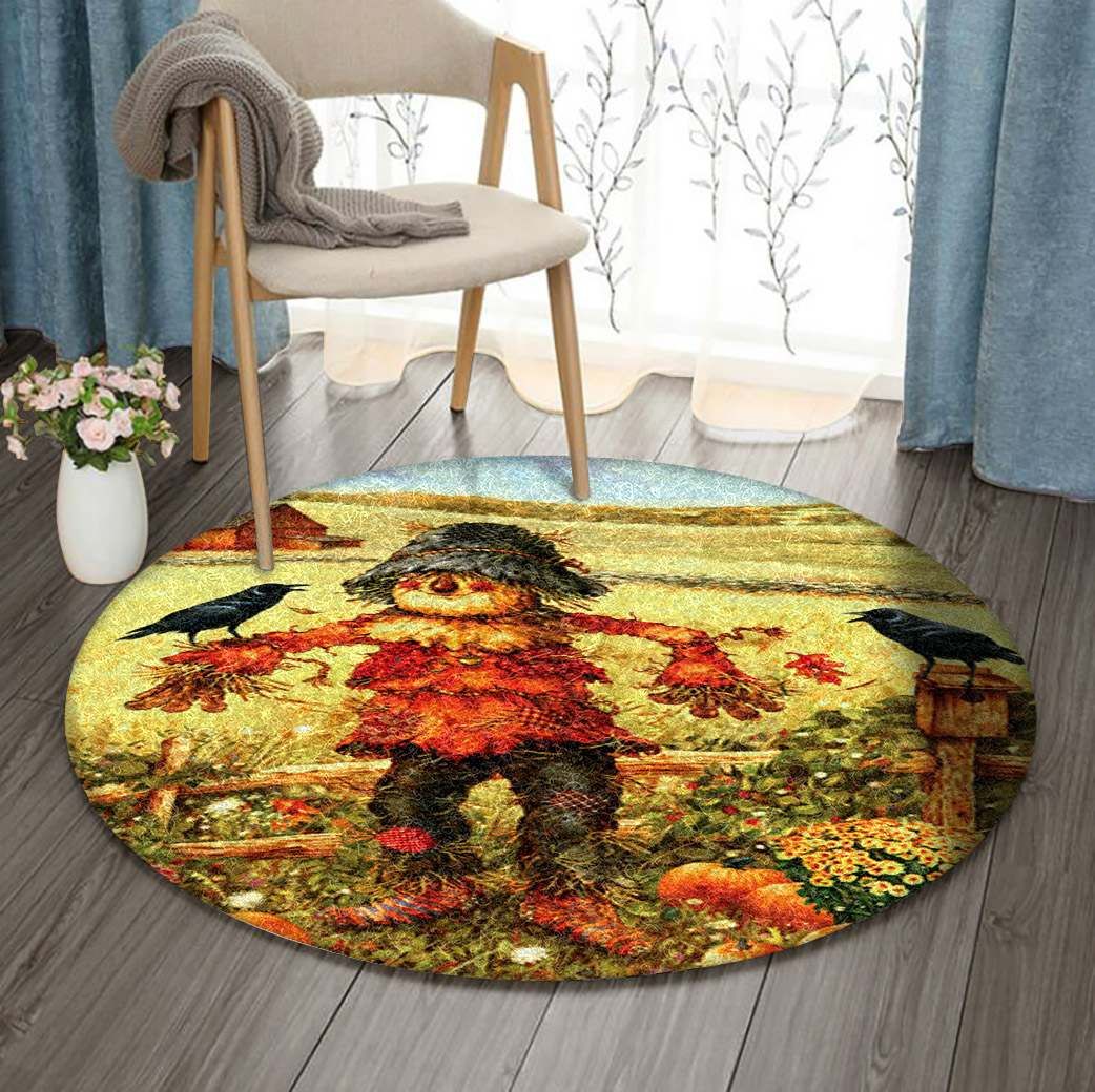 Scarecrow Round Carpet