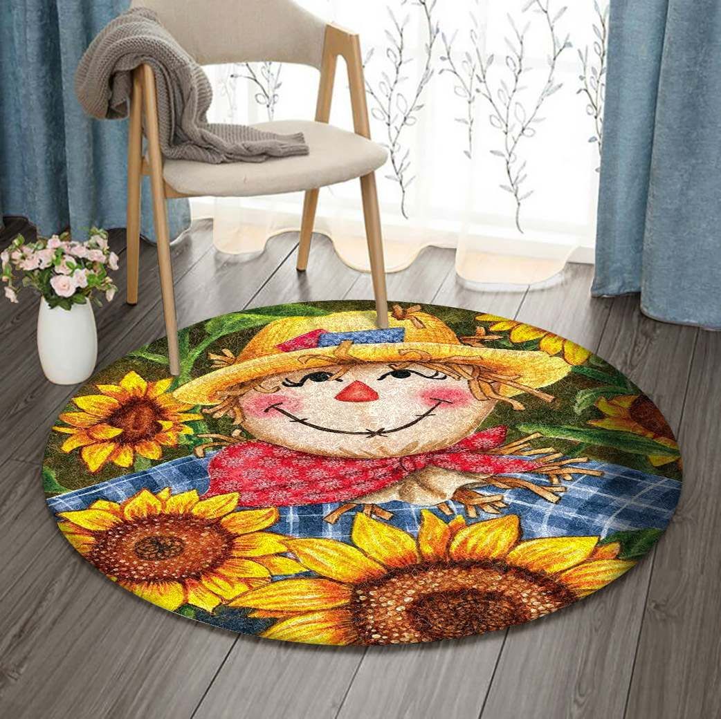 Scarecrow Round Carpet