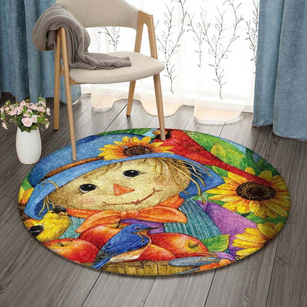 Scarecrow Round Carpet