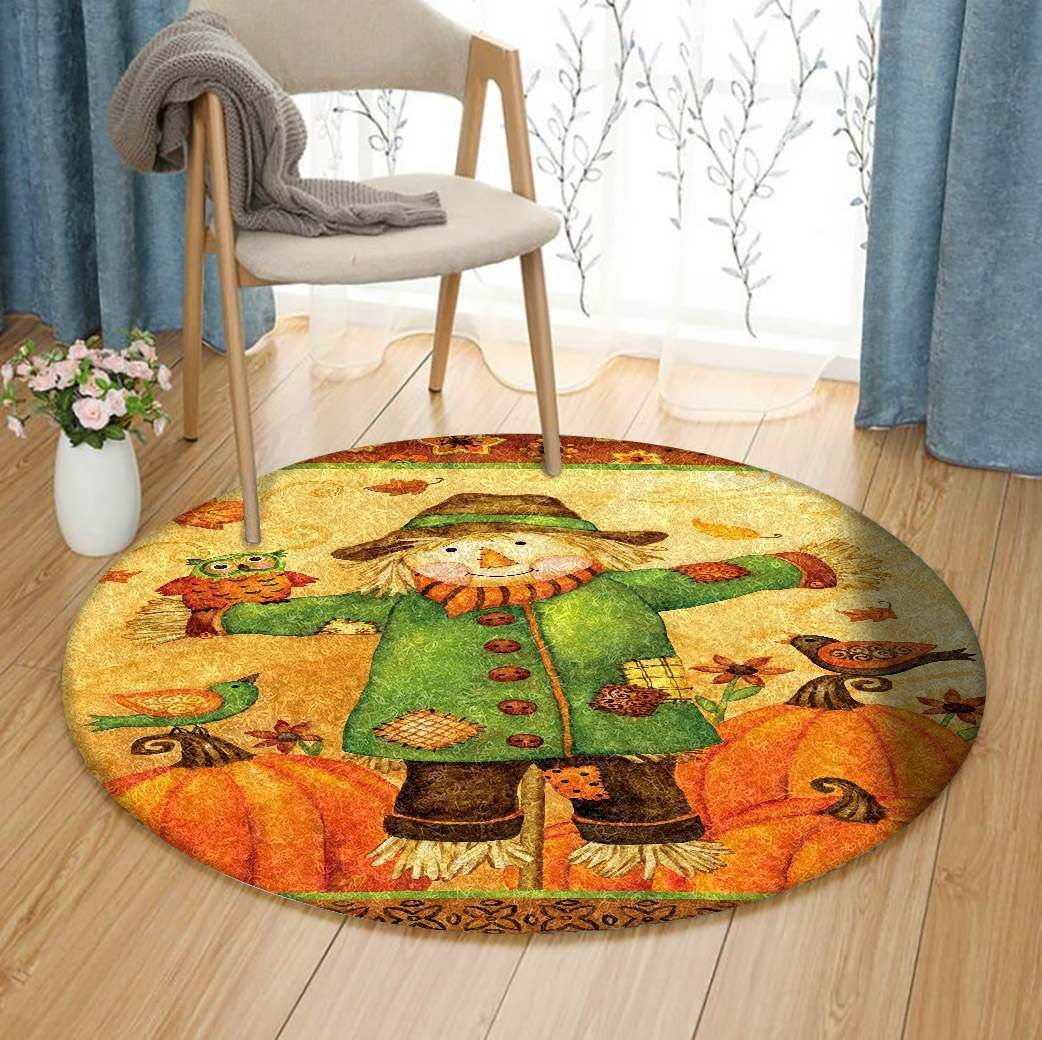 Scarecrow Round Carpet