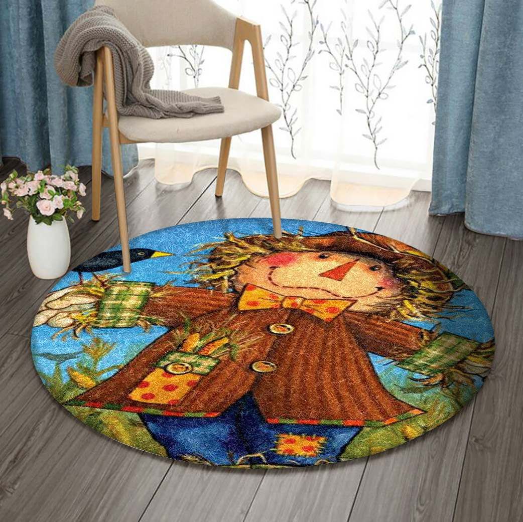 Scarecrow Round Carpet