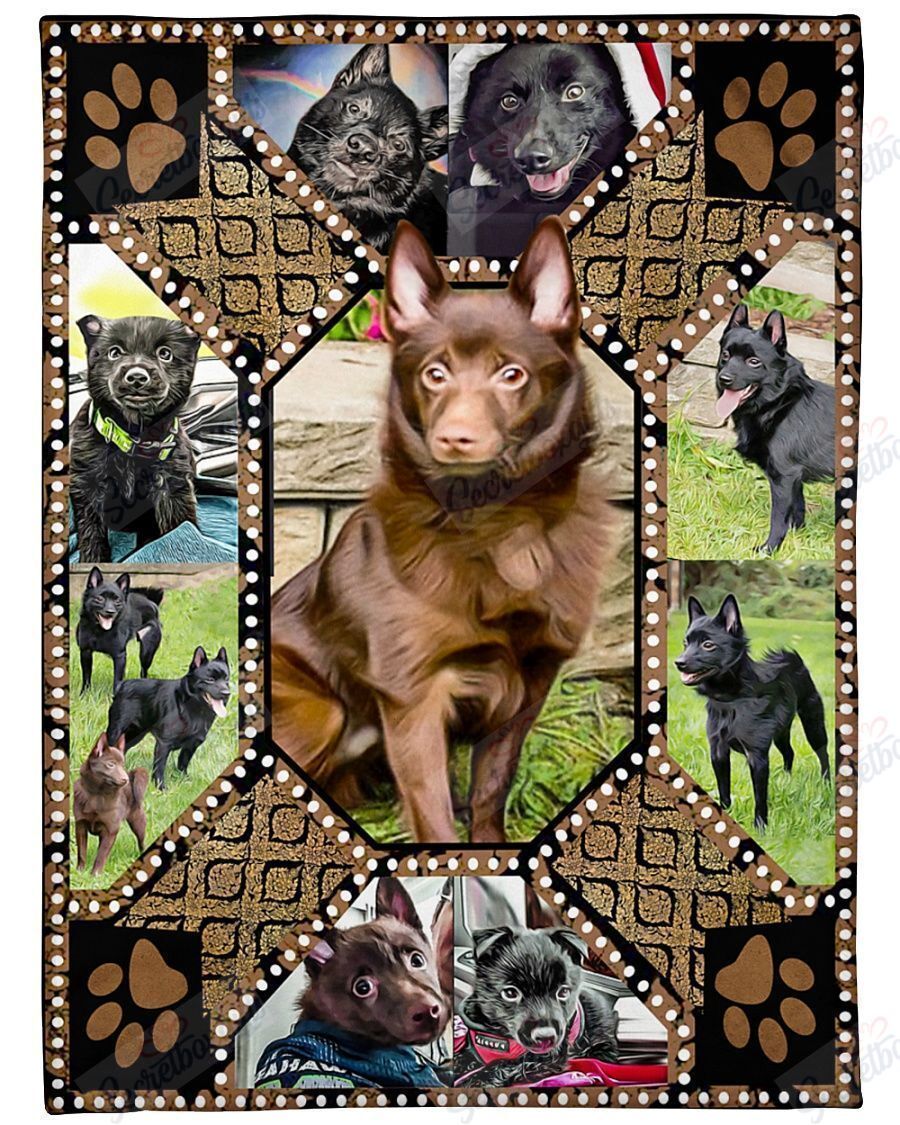 Schipperke Pictures Fleece Blanket