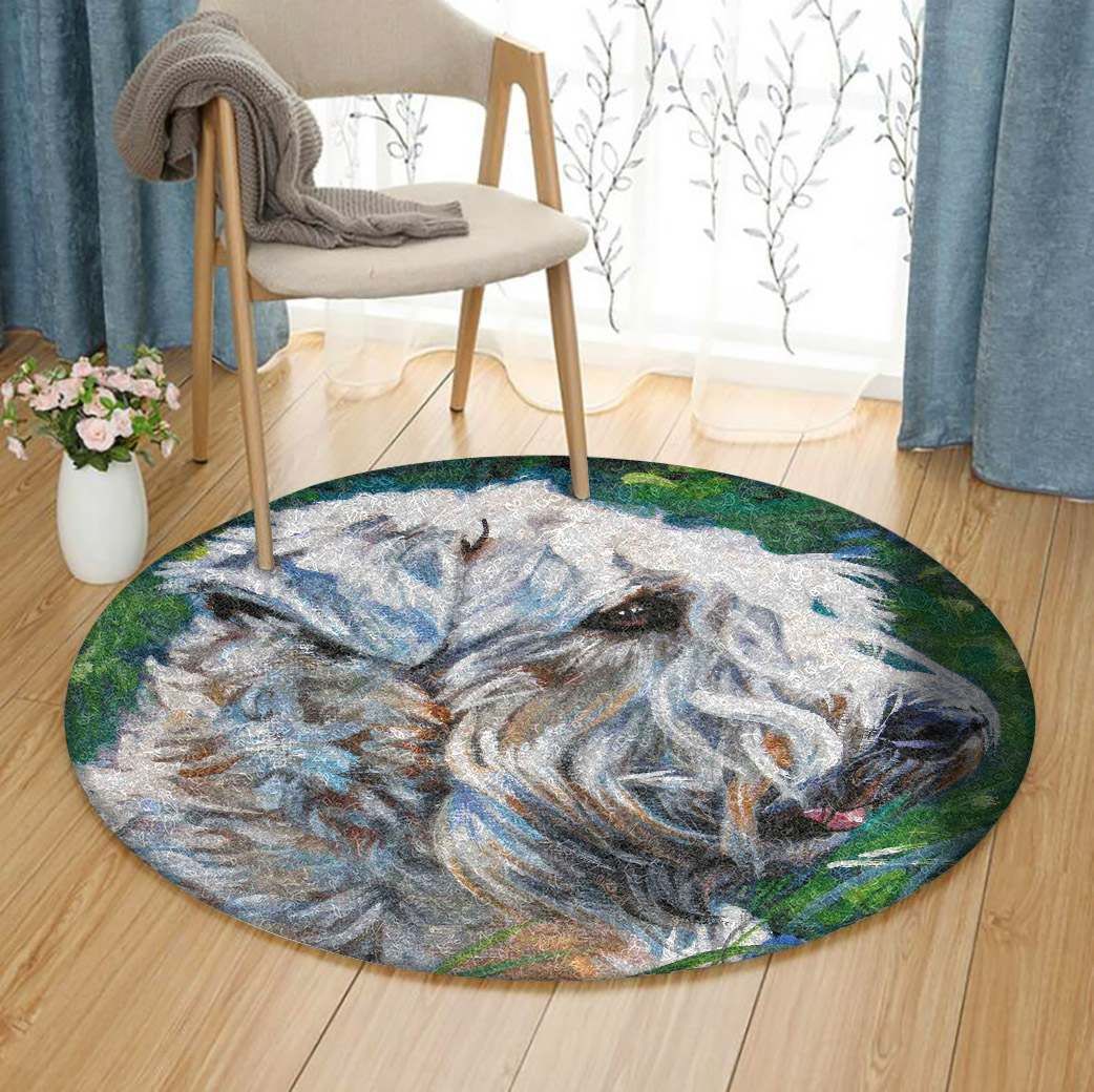 Schnauzer Round Carpet