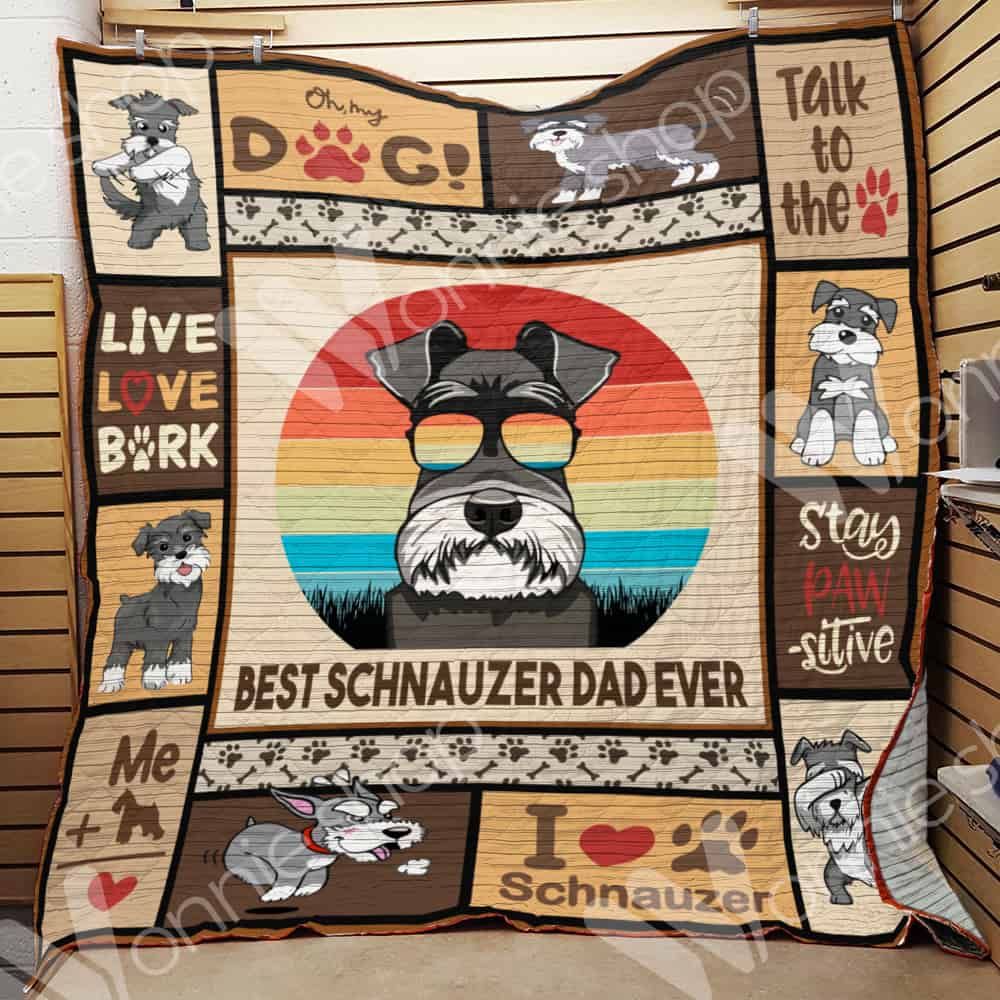 Schnauzer Dog Blanket LNT0512050 Quilt Blanket