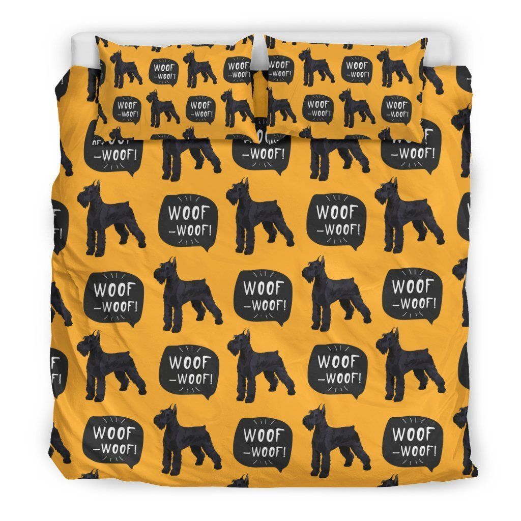 Schnauzer Dog Bedding Set