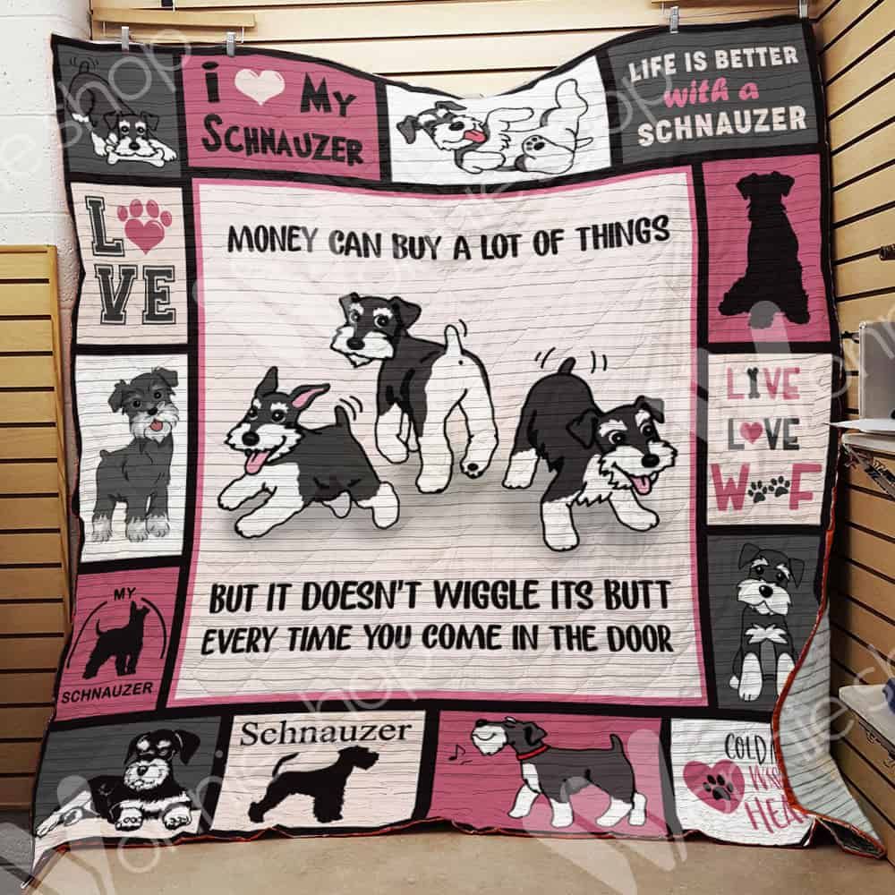 Schnauzer Dog Quilt Blanket DHC0102662TD