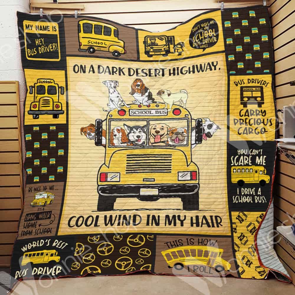School Bus Driver Quilt Blanket DHC06021082TD