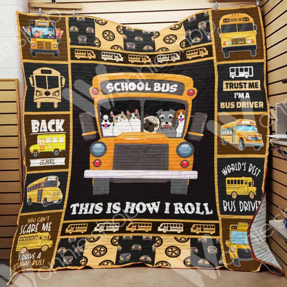 School Bus Driver Quilt Blanket DHC06021145TD