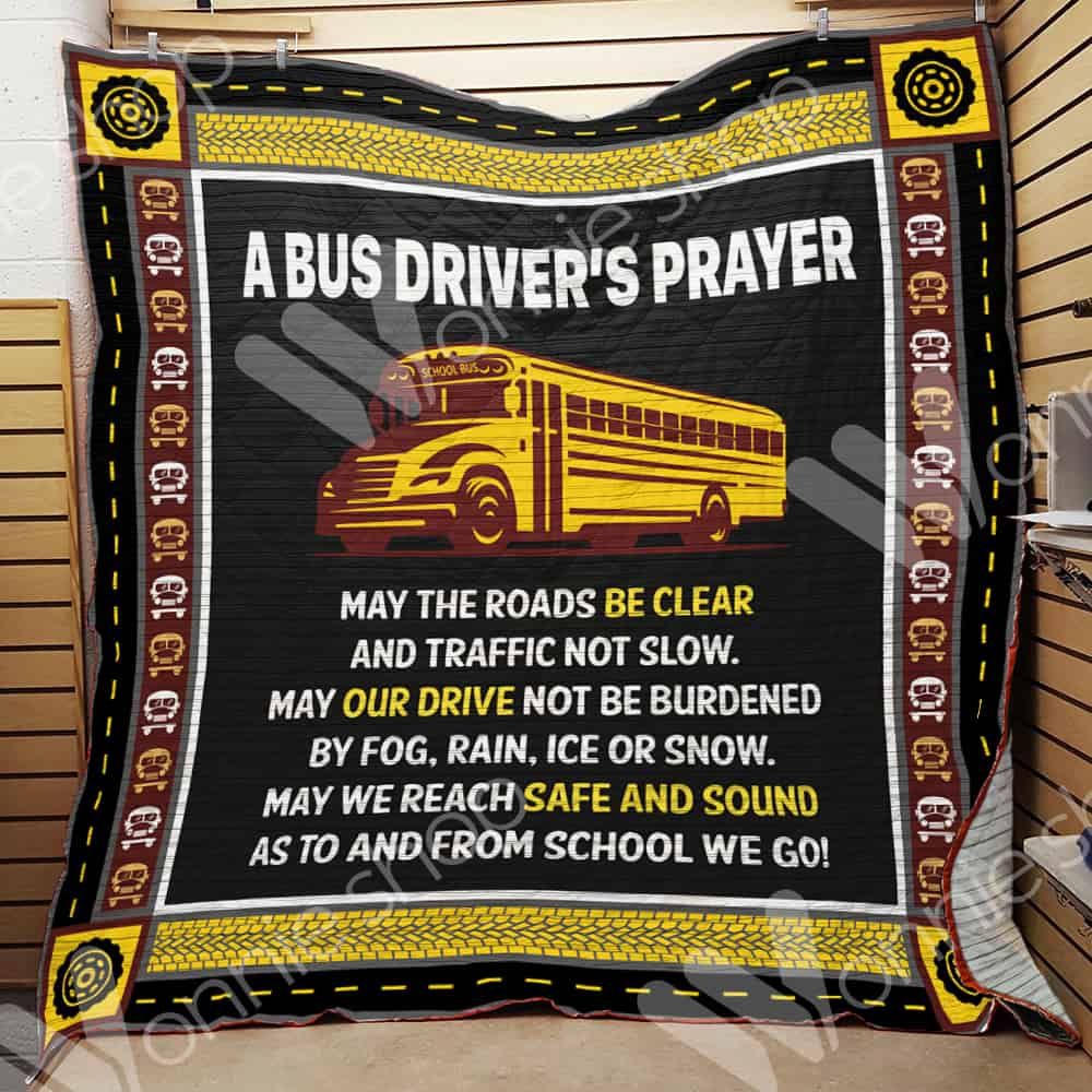 School Bus Driver Quilt Blanket DHC06021153TD