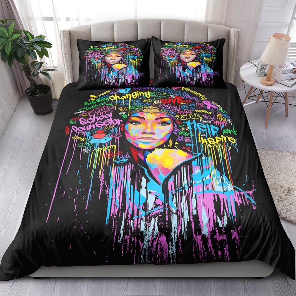 School Counselor Inspire Bedding Set