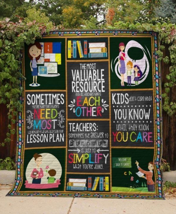 School Teacher CLT1810191H Quilt Blanket