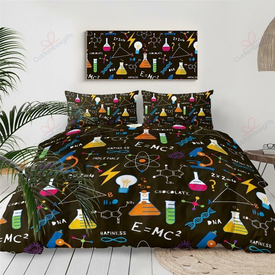 Science Icon Seamless Bedding Set