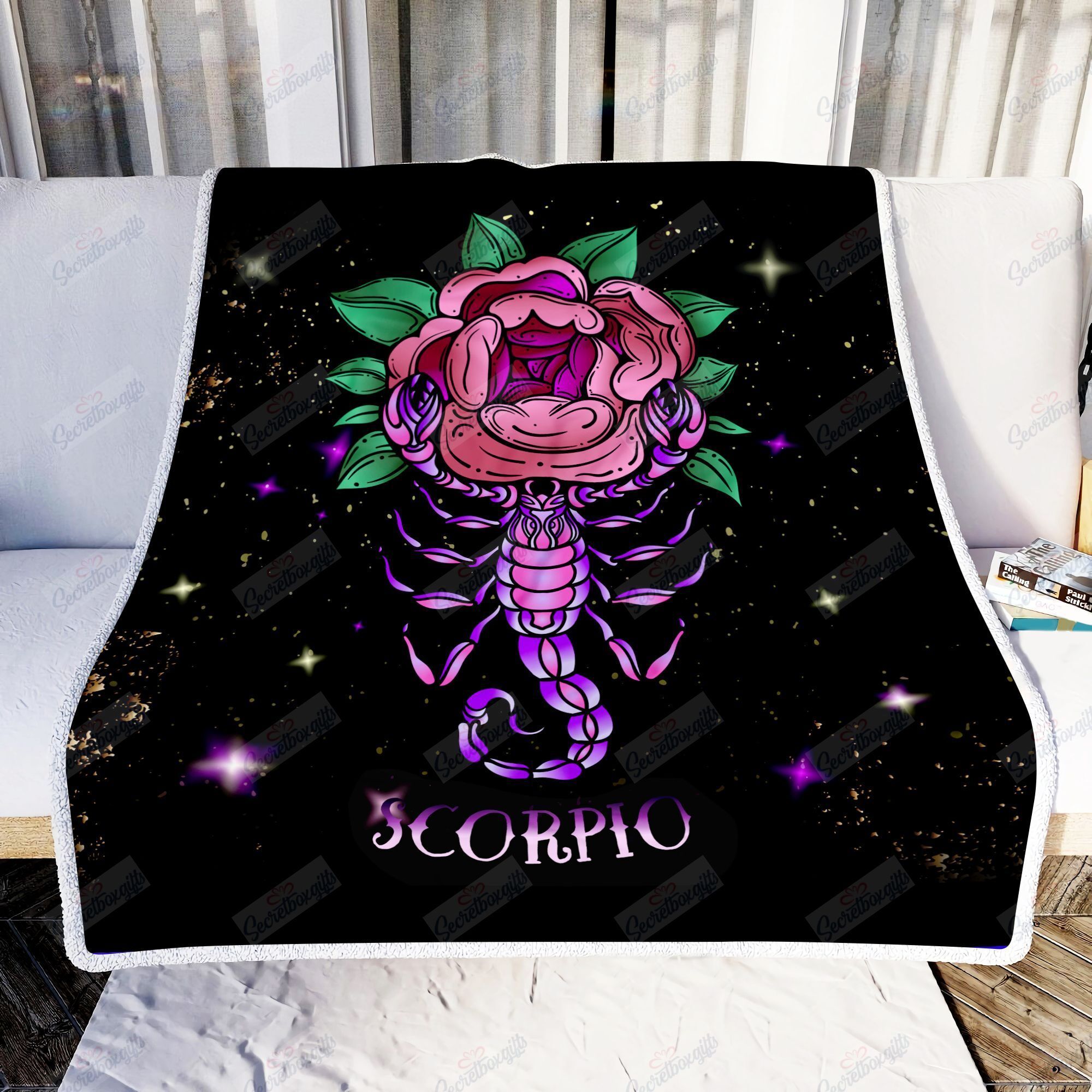 Scorpio Zodiac Mystery Fleece Blanket