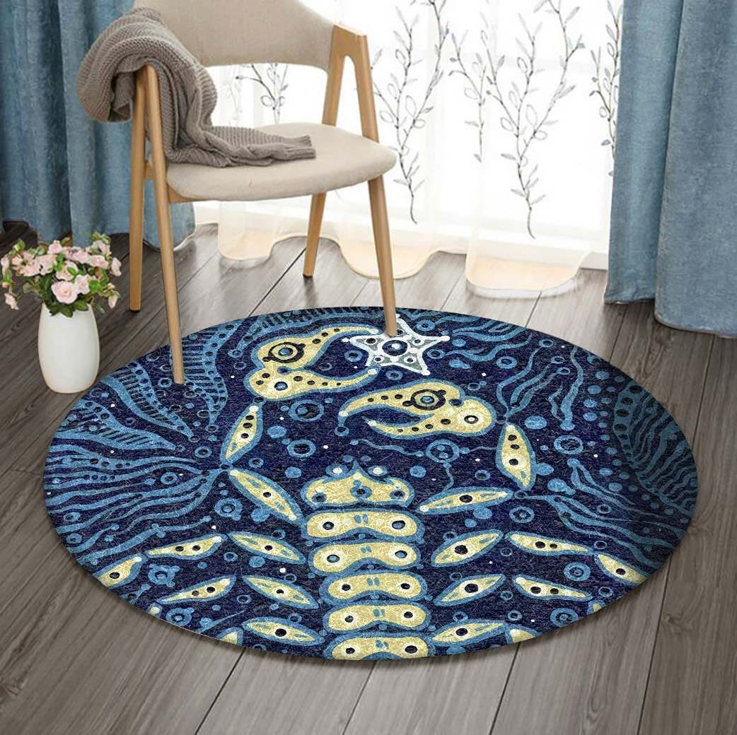 Scorpion Round Carpet