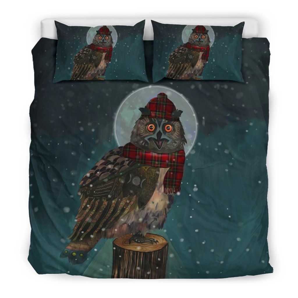 Scotlan Owl And The Moon Bedding Set