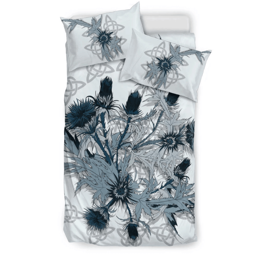 Scotland Blue Thistle Flower Bedding Set