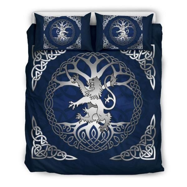 Scotland Lion With Celtic Tree Bedding Set