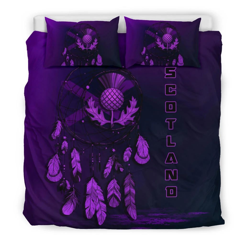 Scotland Thistle Dreamcatcher Purple Bedding Set